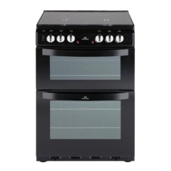 New World - 601DFDOL Double - Dual Fuel Cooker - Black